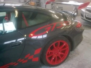 car with a customised paint respray